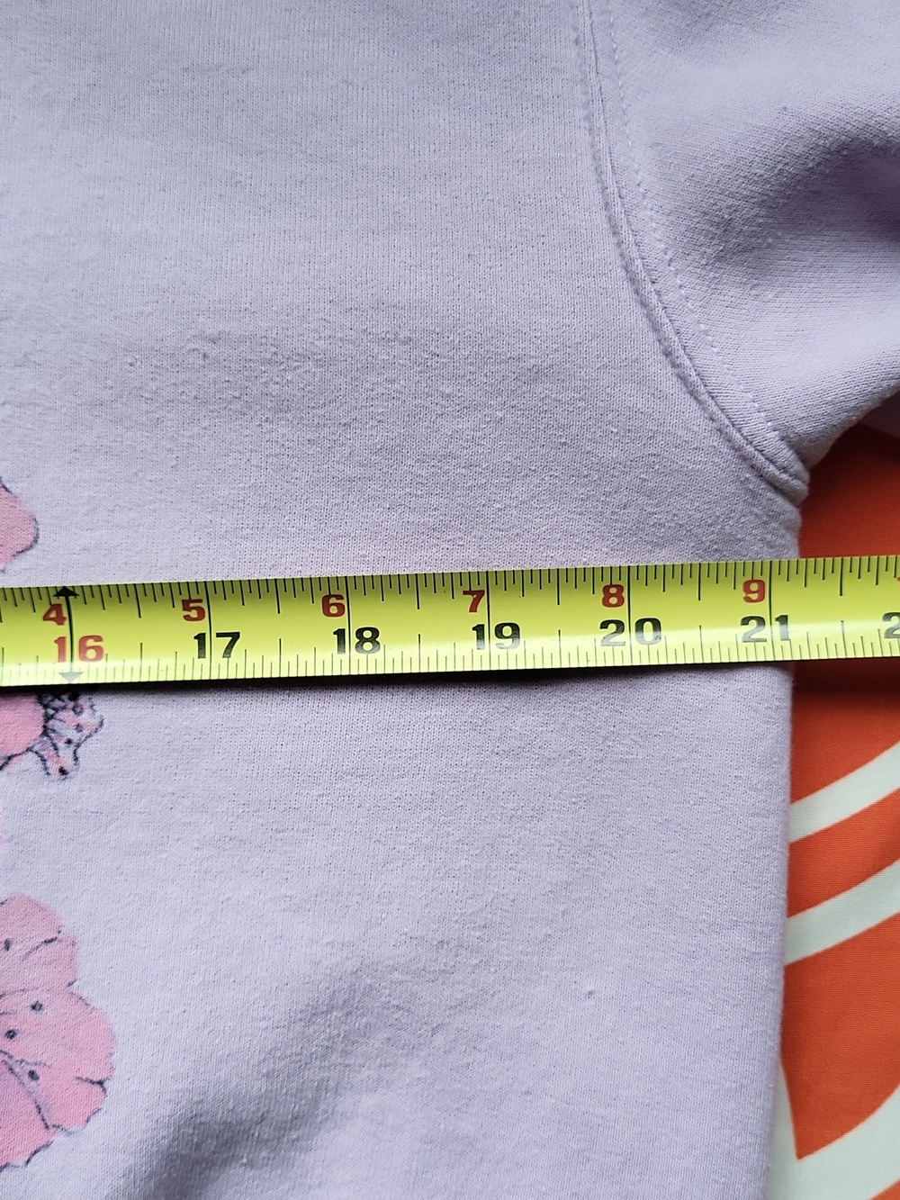 🌸 Vintage Cherry Blossom Collared Sweatshirt - Light Purple - Picture 8 of 11